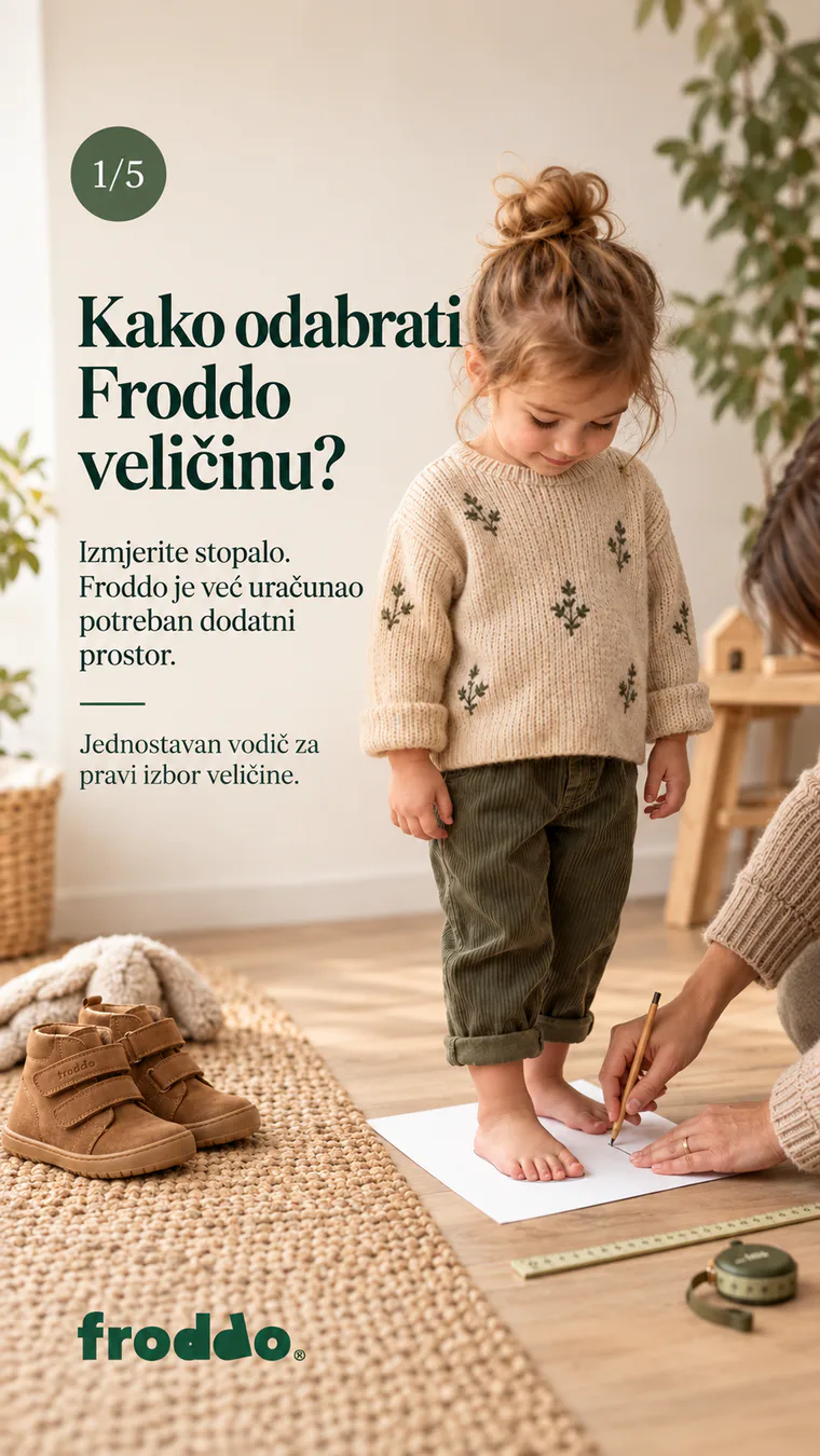 Dijete stoji na papiru dok roditelj ocrtava stopalo